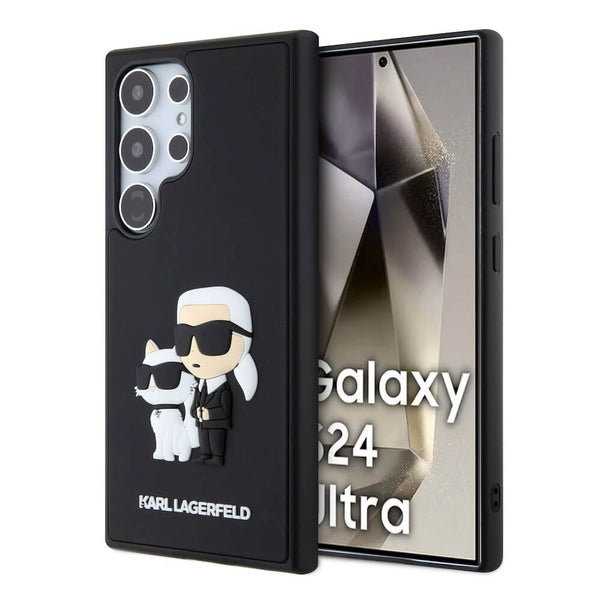 Karl Lagerfeld Karl and Choupette 3D Case за Samsung Galaxy S24 Ultra